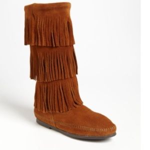 Women’s Minnetonka 3-Layer Fringe Boots